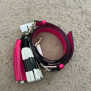 Kate Spade Handbag Mix It Up B/W Pink Strap